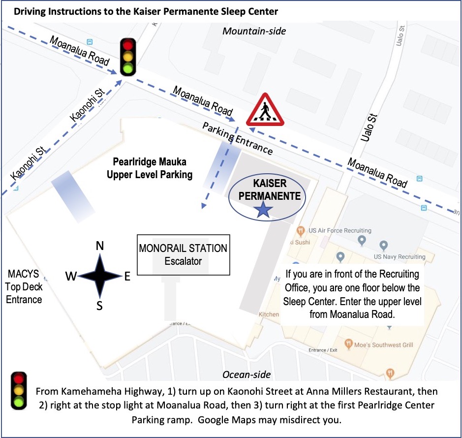 Sleep Lab Location and Driving Directions Map